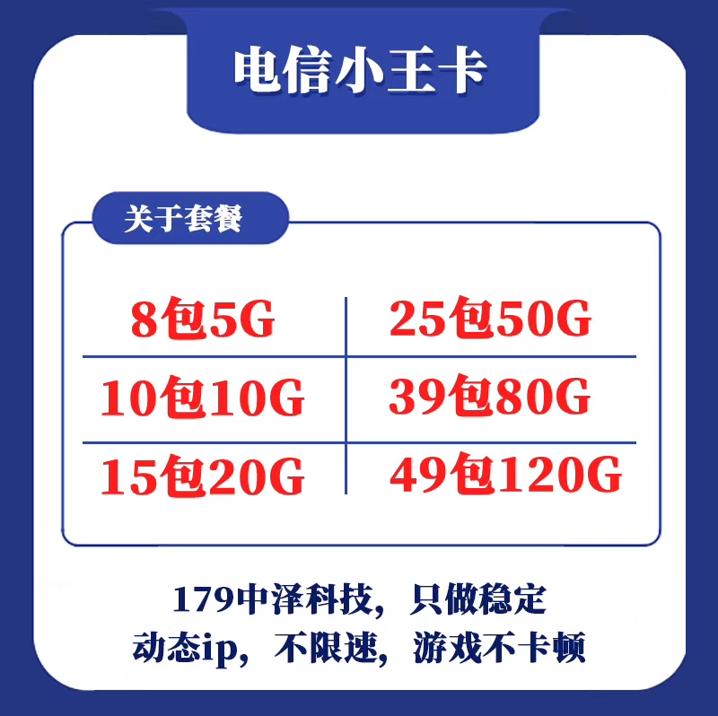 179中泽电信5G卡大王小王预定，大王顶返45%，小王顶返50%