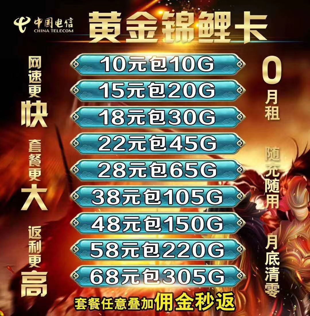 流量卡供应（接定制）