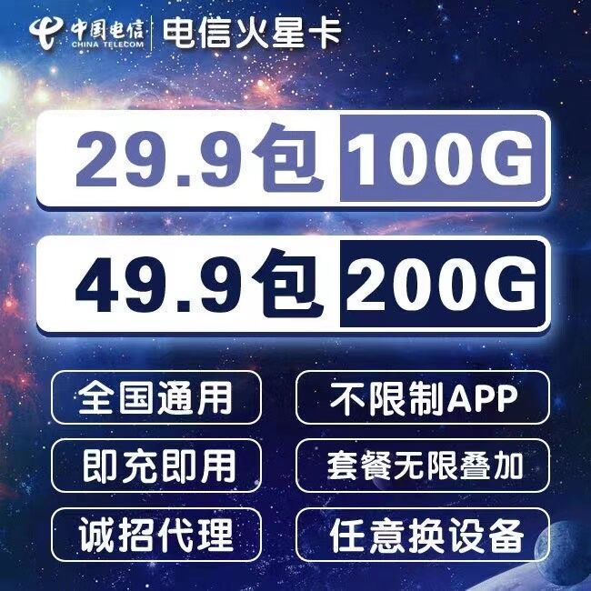 电信火星卡贴片卡8位虚拟号，现货欢迎洽谈