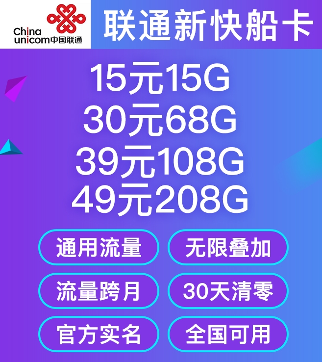 公司直销联通流量卡，一手货源，网速超快！