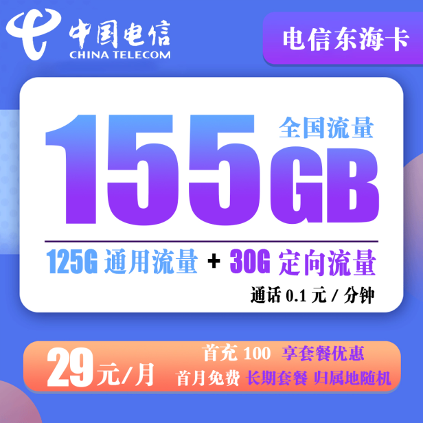 中国广电兔卡19元192G流量