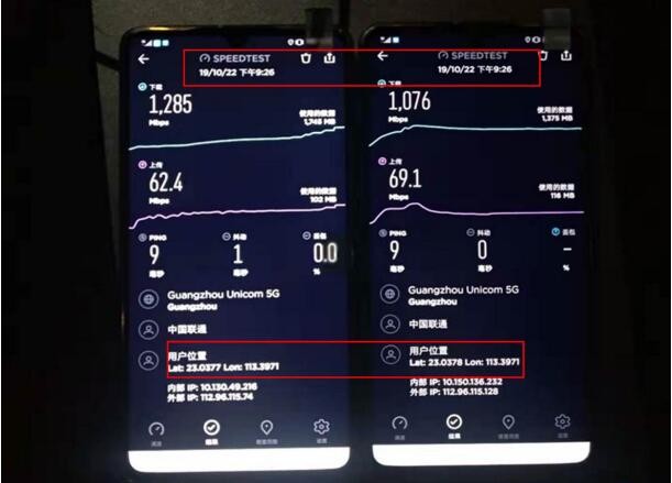 广东联通在广州完成全球首个5G NSA网3.5G载波聚合测试：峰值速率达2.5Gbps